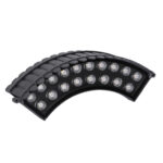 GloboStar® TREELIGHT-JINA 90694 Κυρτή Μπάρα Φωτισμού Wall Washer με Αντιθαμβωτική Γρίλια Ειδική για Φυτά - Δέντρα LED 18W 1710lm 10° DC 24V Αδιάβροχο IP67 L29 x W11 x H10.5cm Φυσικό Λευκό 4500K - Γκρι Ανθρακί - 3 Years Warranty - Image 3