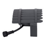 GloboStar® TREELIGHT-JINA 90694 Κυρτή Μπάρα Φωτισμού Wall Washer με Αντιθαμβωτική Γρίλια Ειδική για Φυτά - Δέντρα LED 18W 1710lm 10° DC 24V Αδιάβροχο IP67 L29 x W11 x H10.5cm Φυσικό Λευκό 4500K - Γκρι Ανθρακί - 3 Years Warranty - Image 5