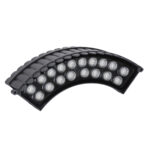 GloboStar® TREELIGHT-JINA 90695 Κυρτή Μπάρα Φωτισμού Wall Washer με Αντιθαμβωτική Γρίλια Ειδική για Φυτά - Δέντρα LED 18W 1530lm 10° DC 24V Αδιάβροχο IP67 L29 x W11 x H10.5cm RGBW DMX512 - Γκρι Ανθρακί - 3 Years Warranty - Image 3