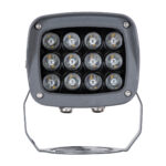 GLOBOSTAR® FLOODXENA 90699 Προβολέας Σποτ Wall Washer με Αντιθαμβωτική Γρίλια LED 24W 2040lm 10° DC 24V Αδιάβροχο IP65 Πολύχρωμο RGBW Dimmable DMX512 - Bridgelux SMD Chip - Γκρι Ανθρακί - Μ13 x Π11 x Υ15cm - 3 Χρόνια Εγγύηση - Image 6