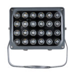 GLOBOSTAR® FLOODXENA 90700 Προβολέας Σποτ Wall Washer με Αντιθαμβωτική Γρίλια LED 48W 4080lm 10° DC 24V Αδιάβροχο IP65 Πολύχρωμο RGBW Dimmable DMX512 - Bridgelux SMD Chip - Γκρι Ανθρακί - Μ17.5 x Π12.5 x Υ18cm - 3 Χρόνια Εγγύηση - Image 6