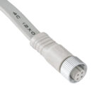 GloboStar® 90702 Ταχυσύνδεσμος Τροφοδοσίας Τύπου T IP65 - 2 Καλώδια +/- σε T DC Power Connector 4 PIN Male για Ένωση 4 PIN Female RGB+RGBW Digital Modules - Image 4