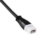 GLOBOSTAR® WWCONNECTOR 90703 2 Pin Σύνδεσμος Τροφοδοσίας για Wall Washers & Προβολείς με Είσοδο 2 x 0.5mm2 & Έξοδο 1 x Αρσενικό Βύσμα Αδιάβροχο IP65 - Μαύρο - Μ11 x Π2 x Υ1.2cm - Image 3
