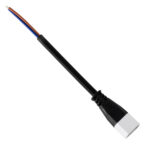 GLOBOSTAR® WWCONNECTOR 90704 2 Pin Σύνδεσμος Τροφοδοσίας για Wall Washers & Προβολείς με Είσοδο 2 x 0.5mm2 & Έξοδο 1 x Θηλυκό Βύσμα Αδιάβροχο IP65 - Μαύρο - Μ11 x Π2 x Υ1.2cm - Image 2
