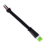 GLOBOSTAR® WWCONNECTOR 90708 5 Pin Σύνδεσμος Τροφοδοσίας για Wall Washers & Προβολείς με Είσοδο 5 x 0.25mm2 & Έξοδο 1 x Αρσενικό Βύσμα Αδιάβροχο IP65 - Μαύρο - Μ11 x Π2 x Υ1.2cm - Image 2