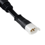 GLOBOSTAR® WWCONNECTOR 90709 5 Pin Σύνδεσμος Τροφοδοσίας I για Wall Washers & Προβολείς με Είσοδο 1 x Αρσενικό Βύσμα & Έξοδο 1 x Θηλυκό Βύσμα Αδιάβροχο IP65 - Μαύρο - Μ20 x Π11.5 x Υ1.5cm - Image 3
