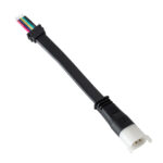 GLOBOSTAR® WWCONNECTOR 90712 5 Pin Σύνδεσμος Τροφοδοσίας για Wall Washers & Προβολείς με Είσοδο 5 x 0.25mm2 & Έξοδο 1 x Θηλυκό Βύσμα Αδιάβροχο IP65 - Μαύρο - Μ16 x Π2 x Υ1.2cm - Image 2