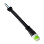 GLOBOSTAR® WWCONNECTOR 90713 2 Pin Σύνδεσμος Τροφοδοσίας για Wall Washers & Προβολείς με Είσοδο 2 x 0.5mm2 & Έξοδο 1 x Αρσενικό Βύσμα Αδιάβροχο IP65 - Μαύρο - Μ15.5 x Π1.5 x Υ1.2cm - Image 2