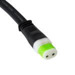 GLOBOSTAR® WWCONNECTOR 90713 2 Pin Σύνδεσμος Τροφοδοσίας για Wall Washers & Προβολείς με Είσοδο 2 x 0.5mm2 & Έξοδο 1 x Αρσενικό Βύσμα Αδιάβροχο IP65 - Μαύρο - Μ15.5 x Π1.5 x Υ1.2cm - Image 3