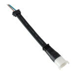 GLOBOSTAR® WWCONNECTOR 90714 2 Pin Σύνδεσμος Τροφοδοσίας για Wall Washers & Προβολείς με Είσοδο 2 x 0.5mm2 & Έξοδο 1 x Θηλυκό Βύσμα Αδιάβροχο IP65 - Μαύρο - Μ16 x Π2 x Υ1.2cm - Image 2