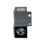 GLOBOSTAR® WALLDONA 90730 Γωνιακό Φωτιστικό LED 10W 1050lm 10° DC 24V Αδιάβροχο IP66 Ultra Θερμό Λευκό 2200K Dimmable - CREE XPE Chip - Γκρι Ανθρακί - Μ8 x Π8 x Υ6cm - 3 Χρόνια Εγγύηση - Image 5