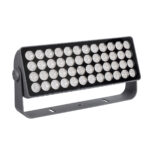 GLOBOSTAR® FLOOD-TURBO 90733 Προβολέας Wall Washer για Φωτισμό Κτιρίων LED 600W 33490lm 15° DC 24V Αδιάβροχο IP65 Μ50 x Π18.5 x Υ12.5cm Πολύχρωμο RGBW DMX512 - Γκρι Ανθρακί - 3 Χρόνι+C626α Εγγύηση - Image 3