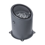 GloboStar® FLOOD-MILO 90738 Κινούμενος Προβολέας - Σποτ Φωτισμού Wall Washer για Φωτισμό Κτιρίων LED 24W 2280lm 10° AC 220-240V Αδιάβροχο IP67 Φ22 x Υ30cm Φυσικό Λευκό 4500K - Γκρι Ανθρακί - 3 Χρόνια Εγγύηση - Image 2