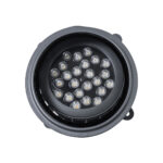 GloboStar® FLOOD-MILO 90738 Κινούμενος Προβολέας - Σποτ Φωτισμού Wall Washer για Φωτισμό Κτιρίων LED 24W 2280lm 10° AC 220-240V Αδιάβροχο IP67 Φ22 x Υ30cm Φυσικό Λευκό 4500K - Γκρι Ανθρακί - 3 Χρόνια Εγγύηση - Image 6