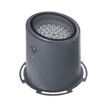 GloboStar® FLOOD-MILO 90741 Κινούμενος Προβολέας - Σποτ Φωτισμού Wall Washer για Φωτισμό Κτιρίων LED 48W 4560lm 10° AC 220-240V Αδιάβροχο IP67 Φ26 x Υ30cm Φυσικό Λευκό 4500K - Γκρι Ανθρακί - 3 Χρόνια Εγγύηση - Image 3