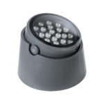 GloboStar® FLOOD-RANA 90751 Κινούμενος Προβολέας - Σποτ Φωτισμού Wall Washer για Φωτισμό Κτιρίων LED 36W 3060lm 5° DC 24V Αδιάβροχο IP67 Φ26 x Υ18cm RGBW DMX512 - Γκρι Ανθρακί - 3 Χρόνια Εγγύηση - Image 3