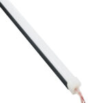 GLOBOSTAR® NEONIO-C 90775-3M Βάση Στήριξης για Neon Flex LED Αδιάβροχο IP65 - Μαύρο Ματ - Μ300 x Π1.2 x Υ1.3cm - Image 4
