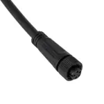 GLOBOSTAR® WWCONNECTOR 90777 5 Pin Σύνδεσμος Τροφοδοσίας για Wall Washers & Προβολείς με Είσοδο 5 x 0.25mm2 & Έξοδο 1 x Αρσενικό Βύσμα Αδιάβροχο IP65 - Μαύρο - Μ20 x Π1.5 x Υ1.5cm - Image 4
