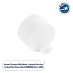 GLOBOSTAR® NEONIO-D 90779 Τάπα Σύνδεσης Τροφοδοσίας για Neon Flex LED Αδιάβροχο IP65 - Διάφανο - Μ2.3 x Π2.2 x Υ2.2cm
