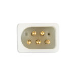 GLOBOSTAR® WWCONNECTOR 90816 5 Pin Σύνδεσμος Τροφοδοσίας για Wall Washers & Προβολείς με Είσοδο 5 x 0.25mm2 & Έξοδο 1 x Θηλυκό Βύσμα Αδιάβροχο IP65 - Μαύρο - Μ16 x Π1.5 x Υ1.2cm - Image 4