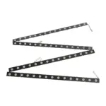 GloboStar® 90830 4 x Digital Pixel Addressable Facade Aluminum Bars - 4 x Ψηφιακές Μπάρες Αλουμινίου Πρόσοψης Κτιρίων LED SMD 3535 45W 60LED 60PIXEL SPI/TTL Protocol IC UCS512B 2700lm 120° DC 12V IP67 RGB - Μαύρο Σώμα - Μ400 x Π4.5 x Υ3.6cm - 4 Μπάρες - Image 2