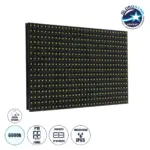 GLOBOSTAR® MODULCO 90382 Module Πλακίδιο Κυλιόμενης Ψηφιακής Επιγραφής/Οθόνης 32x16cm P10 LED 40W Nits ≥5500cd/㎡ DC 5V Αδιάβροχο IP65 Ψυχρό Λευκό 6000K - Μ32 x Π16 x Υ1.5cm - 2 Χρόνια Εγγύηση