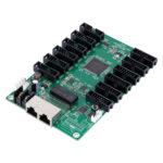 GloboStar® CARDULCO ZH-T12 90387 Professional LED Receiving Card 12 x HUB75 - Κάρτα Καναλιών για Ψηφιακές Οθόνες LED Video Wall - Loading Area W128 x H768 - Gray Level 65536 - Gigabit Network Linkable - DC 3.5~6V - IP20 Μ14.8 x Π9.6 x Υ1.7cm - Image 2
