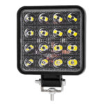 GLOBOSTAR® WORKPRO 85409 Προβολάκι LED 48W 4800lm 45° DC 10-30V Αδιάβροχο IP65 Ψυχρό Λευκό 6000K - CREE COB Chip - Μ10.8 x Π3.2 x Υ12.8cm - 2 Χρόνια Εγγύηση - Image 2