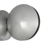 GLOBOSTAR® SEPTUM 93067 Μοντέρνο Φωτιστικό Τοίχου - Απλίκα LED 9W 1150lm 1° AC 220-240V IP44 Μπλε - CREE XPE Chip & TÜV SÜD Driver - Γκρι Ανθρακί Ματ - Μ12 x Π11 x Υ17cm - 5 Χρόνια Εγγύηση - Image 5
