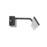 GLOBOSTAR® MIRROR 60517 Μοντέρνο Φωτιστικό Τοίχου - Απλίκα Καθρέπτη Μπάνιου LED 14W 1680lm 120° AC 220-240V IP54 Φυσικό Λευκό 4500K - Lumileds SMD Chip & TÜV SÜD Driver - Μαύρο Ματ - Μ58 x Π15 x Υ6cm - 2 Χρόνια Εγγύηση - Image 5