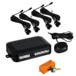 GloboStar® 86000 Σύστημα Παρκαρίσματος Parktronic DC 12V με 4 Μαύρους Αισθητήρες και Ηχείο (Buzzer) - Image 2