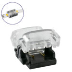 GLOBOSTAR® STRIPCON 70717 Ταχυσύνδεσμος για Μονόχρωμη Ταινία LED 10mm σε 10mm IP20 - Διάφανο - Μ1.5 x Π1.9 x Υ0.8cm - Image 2