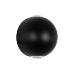 GLOBOSTAR® VEGA 60672 Μοντέρνο Φωτιστικό Τοίχου - Απλίκα LED 6W 750lm 30° AC 220-240V Αδιάβροχο IP65 Θερμό Λευκό 2700K - Bridgelux COB Chip & TÜV SÜD Driver - Μαύρο Ματ - Μ10 x Π7.5 x Υ10cm - 5 Χρόνια Εγγύηση - Image 2