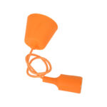GLOBOSTAR® CABLITO 61554 Μοντέρνο Κρεμαστό Φωτιστικό Οροφής με Ντουί 1 x E27 AC 220-240V IP20 - Πορτοκαλί - Μ4 x Π4 x Υ110cm - Image 5