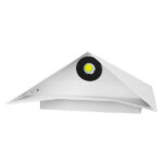 GLOBOSTAR® STEALTH 96503 Μοντέρνο Φωτιστικό Τοίχου - Απλίκα LED 10W 1200lm 60° AC 220-240V Αδιάβροχο IP65 Ψυχρό Λευκό 6000K - Bridgelux COB Chip & TÜV SÜD Driver - Λευκό Ματ - Μ17 x Π7.5 x Υ17cm - 5 Χρόνια Εγγύηση - Image 3
