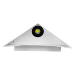 GLOBOSTAR® STEALTH 96503 Μοντέρνο Φωτιστικό Τοίχου - Απλίκα LED 10W 1200lm 60° AC 220-240V Αδιάβροχο IP65 Ψυχρό Λευκό 6000K - Bridgelux COB Chip & TÜV SÜD Driver - Λευκό Ματ - Μ17 x Π7.5 x Υ17cm - 5 Χρόνια Εγγύηση - Image 4