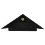 GLOBOSTAR® STEALTH 96506 Μοντέρνο Φωτιστικό Τοίχου - Απλίκα LED 10W 1200lm 60° AC 220-240V Αδιάβροχο IP65 Ψυχρό Λευκό 6000K - Bridgelux COB Chip & TÜV SÜD Driver - Μαύρο Ματ - Μ17 x Π7.5 x Υ17cm - 5 Χρόνια Εγγύηση - Image 4