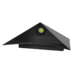 GLOBOSTAR® STEALTH 96509 Μοντέρνο Φωτιστικό Τοίχου - Απλίκα LED 10W 1200lm 60° AC 220-240V Αδιάβροχο IP65 Ψυχρό Λευκό 6000K - Bridgelux COB Chip & TÜV SÜD Driver - Γκρι Ανθρακί Ματ - Μ17 x Π7.5 x Υ17cm - 5 Χρόνια Εγγύηση - Image 3