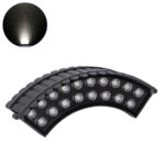 GloboStar® TREELIGHT-JINA 90694 Κυρτή Μπάρα Φωτισμού Wall Washer με Αντιθαμβωτική Γρίλια Ειδική για Φυτά - Δέντρα LED 18W 1710lm 10° DC 24V Αδιάβροχο IP67 L29 x W11 x H10.5cm Φυσικό Λευκό 4500K - Γκρι Ανθρακί - 3 Years Warranty - Image 2