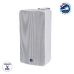 GloboStar® FDB ES108WT 98005 Facilities Speaker - Παθητικό Ηχείο Εγκαταστάσεων Επιτοίχιο με Μετασχηματιστή 100V & 16Ω - 150W RMS (600W Peak) - 1 x 8" Inches LF & 1 x 1" Inches HF - Αδιάβροχο IP65 - Λευκό - Μ24 x Π28.5 x Υ45cm
