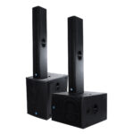 GloboStar® FDB K806+K118BAS 98027-98028-SET PA Column System - Ενεργό Αυτοενισχυόμενο Σετ Ηχείων & Subwoofer Column Κολωνάτο με Ψηφιακό Ενισχυτή SA2.68 AC 220V/50-60Hz -1200W RMS/4Ω + 960W RMS/6Ω (8640W Peak) - IP20 - Μαύρο - Σετ 4 Τεμαχίων - Image 3