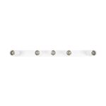 kelvo® SPOTA KLV-101-0143 Κινούμενο Φωτιστικό Σποτ Οροφής για 5 Λάμπες MR16 με Ντουί GU10 AC 220-240V IP20 - Λευκό Ματ - Μ79.5 x Π6.3 x Υ14cm - Image 6