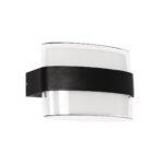 GLOBOSTAR® EMPIRE 60782 Μοντέρνο Φωτιστικό Τοίχου - Απλίκα LED 12W 1260lm 120° AC 220-240V Αδιάβροχο IP65 Φυσικό Λευκό 4500K - Bridgelux SMD Chip & TÜV SÜD Driver - Μαύρο Ματ - Μ18.5 x Π9 x Υ12cm - 3 Χρόνια Εγγύηση - Image 2