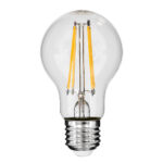 GLOBOSTAR® GLOBE 99008 Λάμπα E27 A60 LED 10W 1000lm 360° AC 220-240V IP20 Θερμό Λευκό 2700K Dimmable - Long Filament Chip - Διάφανο - Μ6 x Π6 x Υ10.5cm - 3 Χρόνια Εγγύηση - Image 2