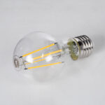 GLOBOSTAR® GLOBE 99008 Λάμπα E27 A60 LED 10W 1000lm 360° AC 220-240V IP20 Θερμό Λευκό 2700K Dimmable - Long Filament Chip - Διάφανο - Μ6 x Π6 x Υ10.5cm - 3 Χρόνια Εγγύηση - Image 3