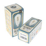GLOBOSTAR® PEAR 99015 Λάμπα E27 ST64 LED 4W 400lm 360° AC 220-240V IP20 Θερμό Λευκό 2700K Dimmable - Long Filament Chip - Διάφανο - Μ6.4 x Π6.4 x Υ14cm - 3 Χρόνια Εγγύηση - Image 6