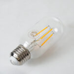 GLOBOSTAR® TUBIS 99018 Λάμπα Σωλήνας E27 T45 LED 4W 400lm 360° AC 220-240V IP20 Θερμό Λευκό 2700K Dimmable - Long Filament Chip - Διάφανο - Μ4.5 x Π4.5 x Υ11cm - 3 Χρόνια Εγγύηση - Image 4