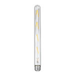 GLOBOSTAR® TUBIS 99020 Λάμπα Σωλήνας E27 T30 LED 8W 800lm 360° AC 220-240V IP20 Θερμό Λευκό 2700K Dimmable - Long Filament Chip - Διάφανο - Μ3 x Π3 x Υ30cm - 3 Χρόνια Εγγύηση - Image 2
