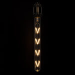 GLOBOSTAR® TUBIS 99020 Λάμπα Σωλήνας E27 T30 LED 8W 800lm 360° AC 220-240V IP20 Θερμό Λευκό 2700K Dimmable - Long Filament Chip - Διάφανο - Μ3 x Π3 x Υ30cm - 3 Χρόνια Εγγύηση - Image 5
