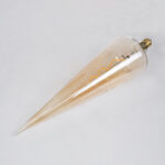 GLOBOSTAR® SPEAR 99023 Λάμπα E27 CT100 LED 6W 420lm 360° AC 220-240V IP20 Ultra Θερμό Λευκό 2200K Dimmable - Soft S Spiral Filament Chip - Μελί - Μ10 x Π10 x Υ28cm - 3 Χρόνια Εγγύηση - Image 3